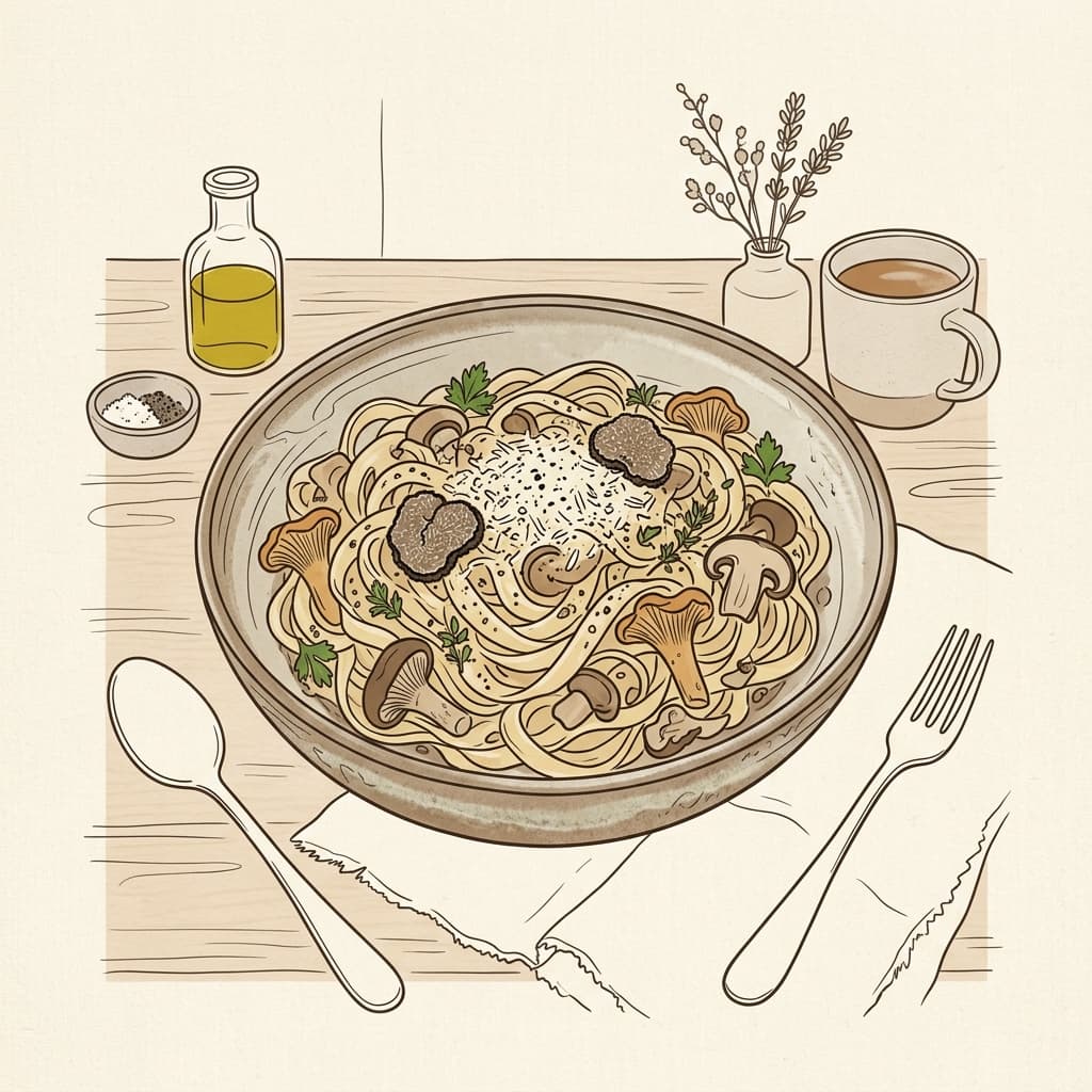 Truffle Mushroom Pasta